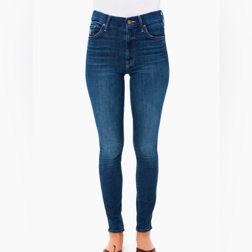 MOTHER High Waisted Looker Skinny Jean